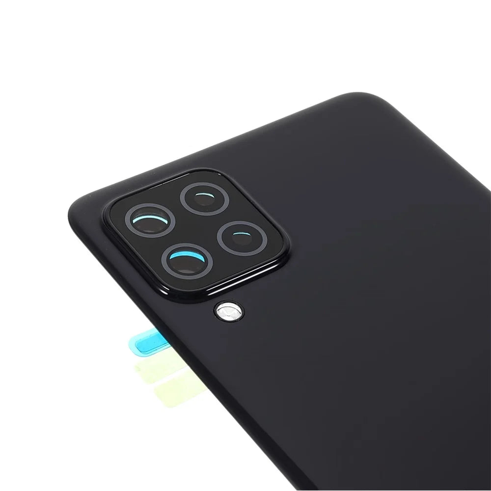 For Samsung Galaxy A22 4G (EU Version) A225 OEM Battery Housing with Adhesive Sticker+Camera Lens Cover - Black - 5