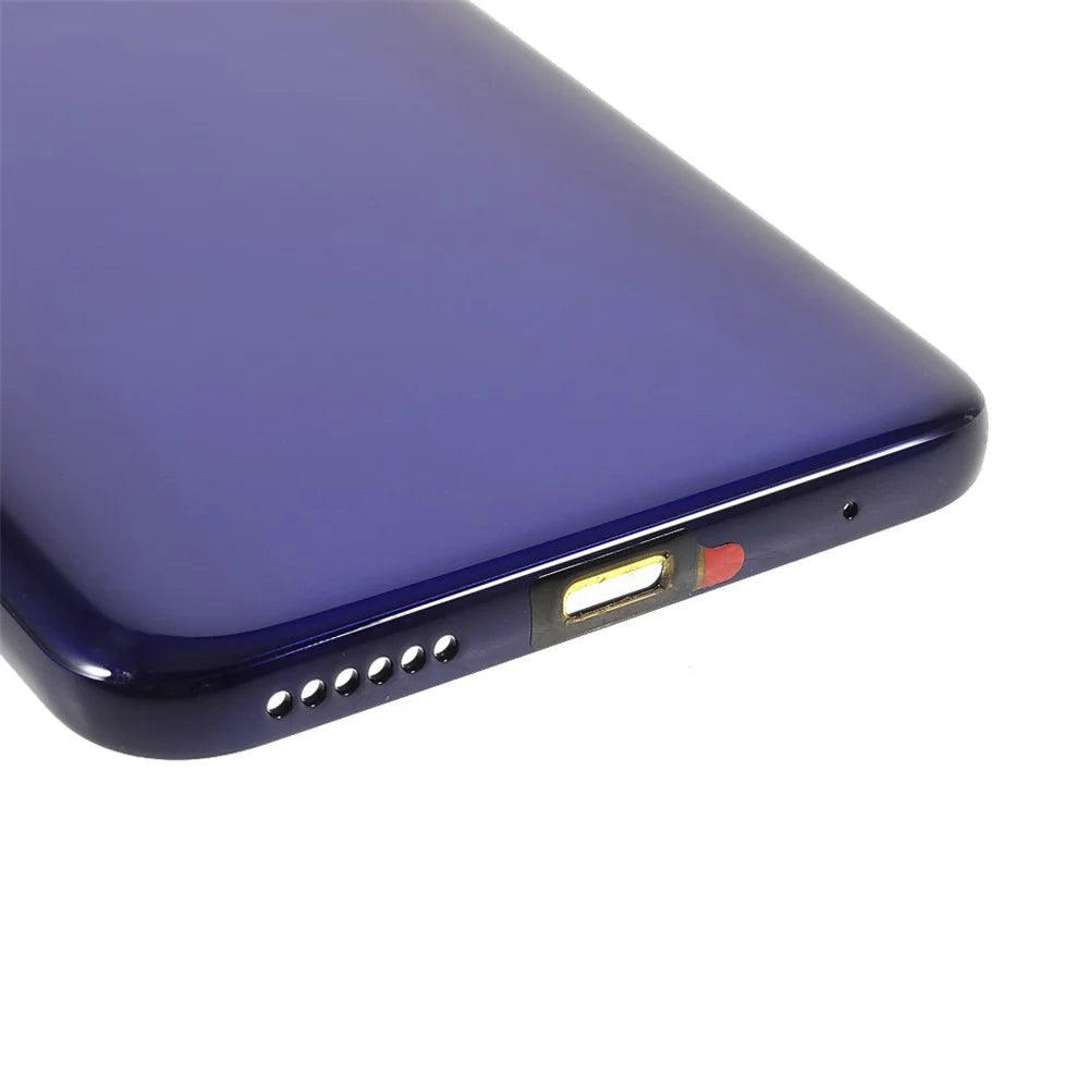 OEM Disassembly Back Cover Part Replacement (without Logo) for Motorola Moto G9 Play - Blue - 5