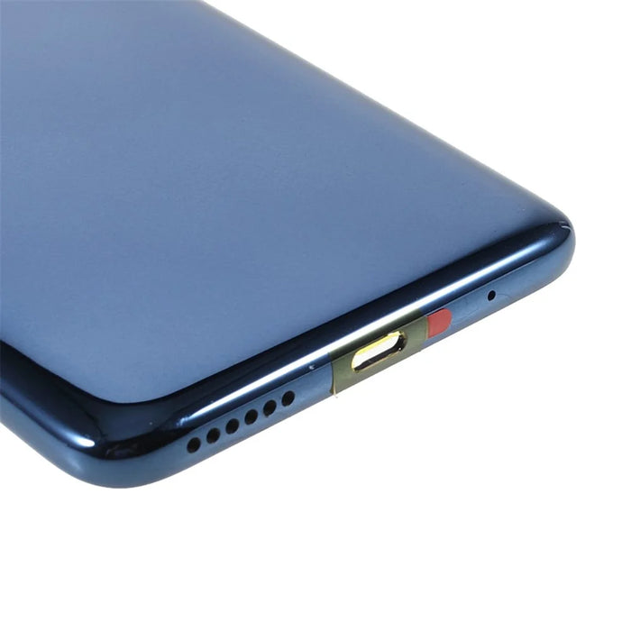 OEM Battery Back Rear Cover Door Housing Replacement for Motorola Moto G9 Plus - Blue - 5