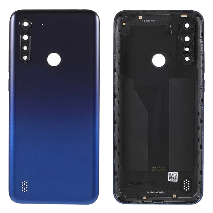 OEM Rear Housing Back Cover Replacement (without Logo) for Motorola Moto G8 Power Lite - Royal Blue - 1