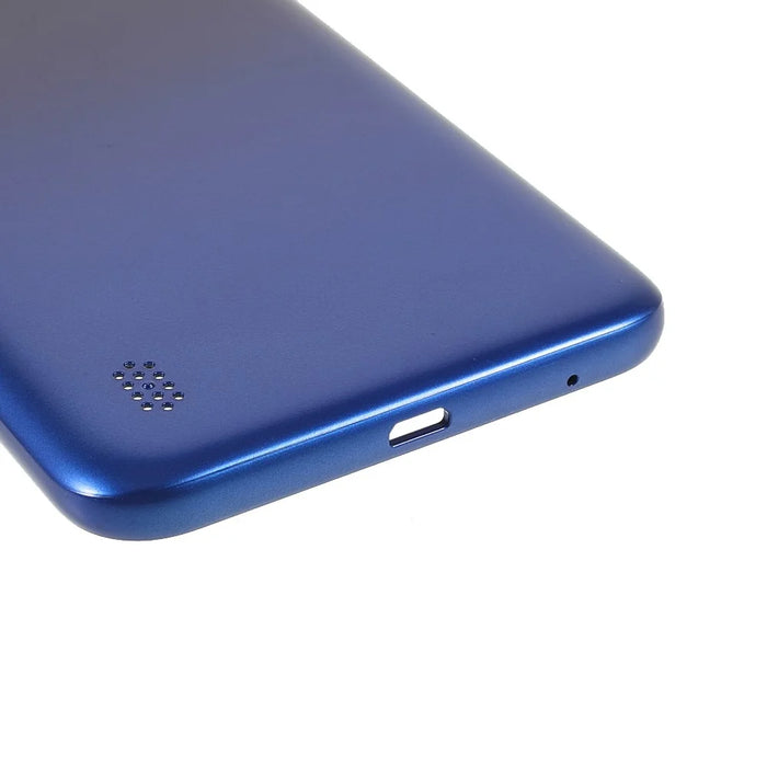 OEM Rear Housing Back Cover Replacement (without Logo) for Motorola Moto G8 Power Lite - Royal Blue - 5