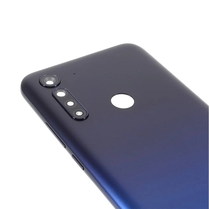 OEM Rear Housing Back Cover Replacement (without Logo) for Motorola Moto G8 Power Lite - Royal Blue - 6