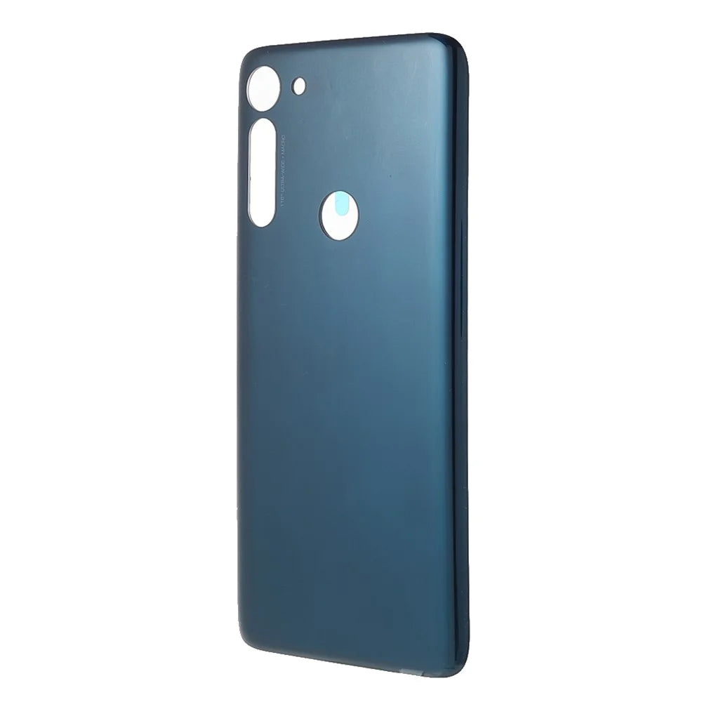 OEM Back Battery Housing Cover with Adhesive Sticker (without Logo) for Motorola Moto G8 Power - Blue - 2