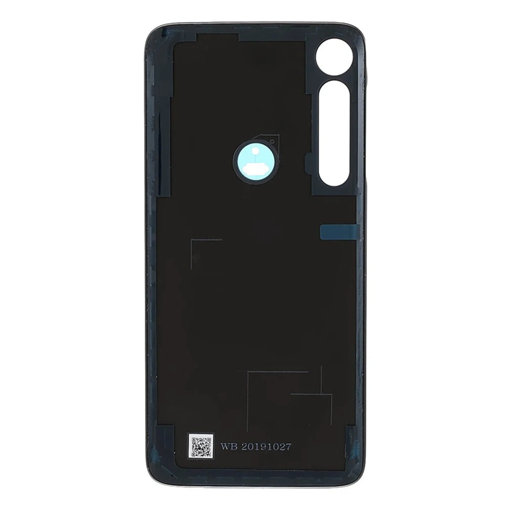 OEM Back Battery Housing Cover with Adhesive Sticker (without Logo) for Motorola Moto G8 Plus - Dark Blue - 3