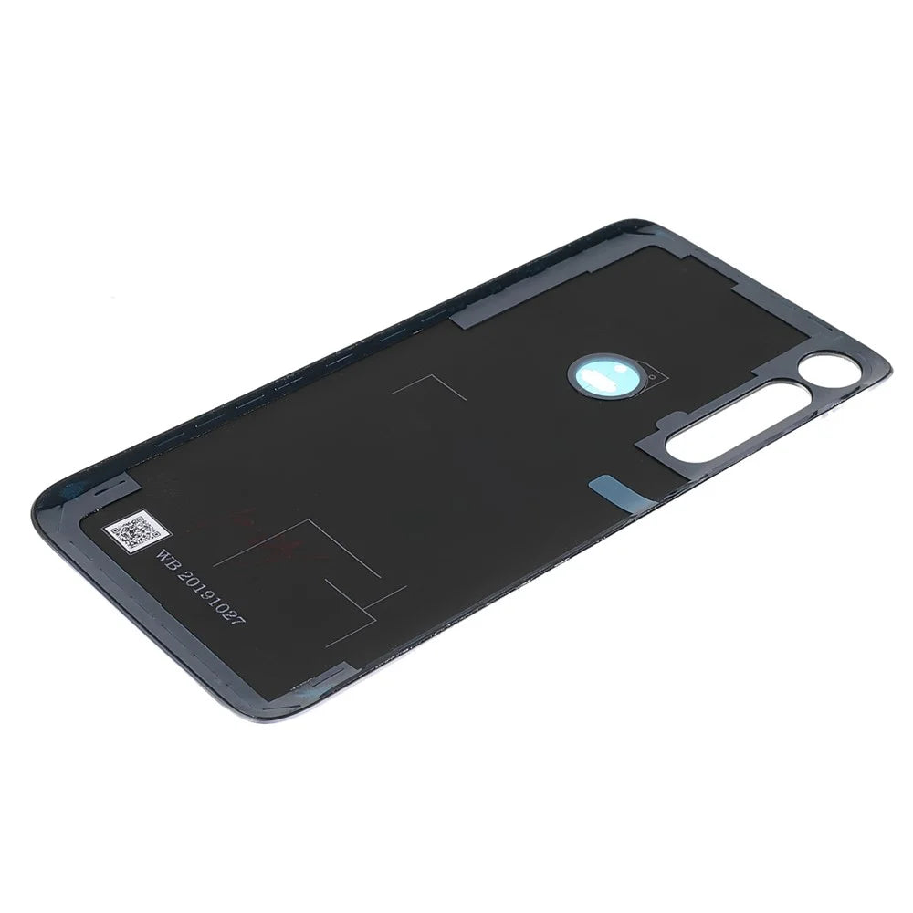 OEM Back Battery Housing Cover with Adhesive Sticker (without Logo) for Motorola Moto G8 Plus - Dark Blue - 7