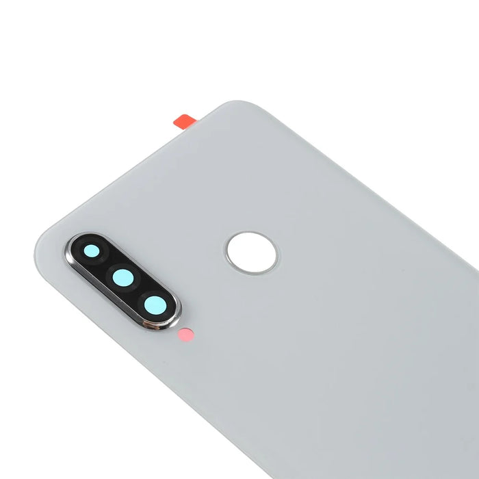 Back Battery Housing Cover with Camera Ring Lens Cover Part (without Logo) for Huawei P30 Lite (24MP) - White - 4