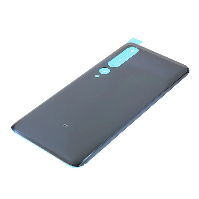 OEM Battery Door Cover Part Replacement for Xiaomi Mi 10 5G - Titanium Silver Black - 4