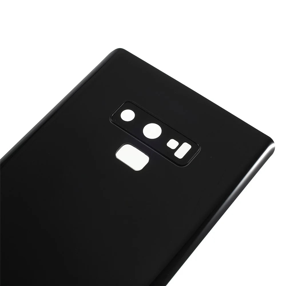 Back Battery Housing Cover with Camera Ring Lens Cover Part (without Logo) for Samsung Galaxy Note9 N960 - Black - 4