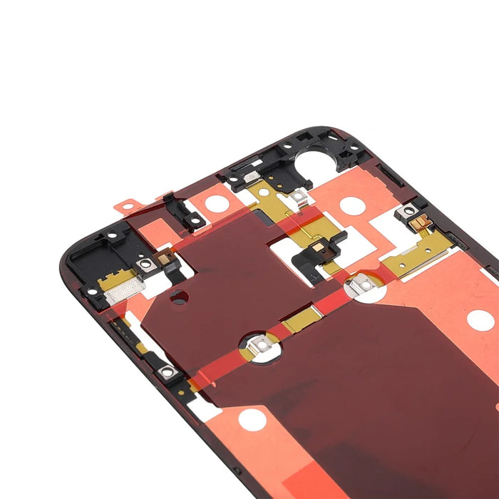 OEM Rear Housing Supporting Frame Battery Back Cover Bracket  with NFC Flex Cable (without Logo) for Honor 20/nova 5T - Black - 4
