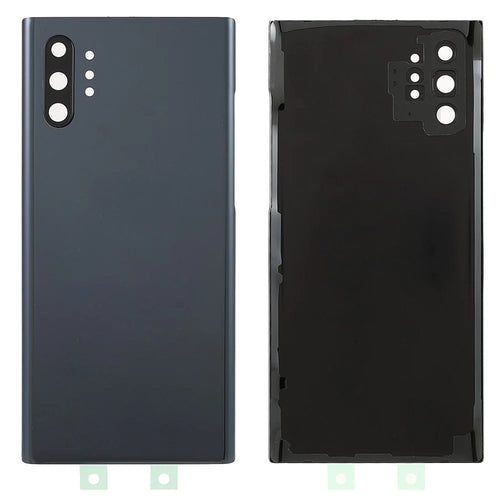 Back Battery Housing Cover with Camera Ring Lens Cover Part (without Logo) for Samsung Galaxy Note 10 Plus 4G - Black - 1