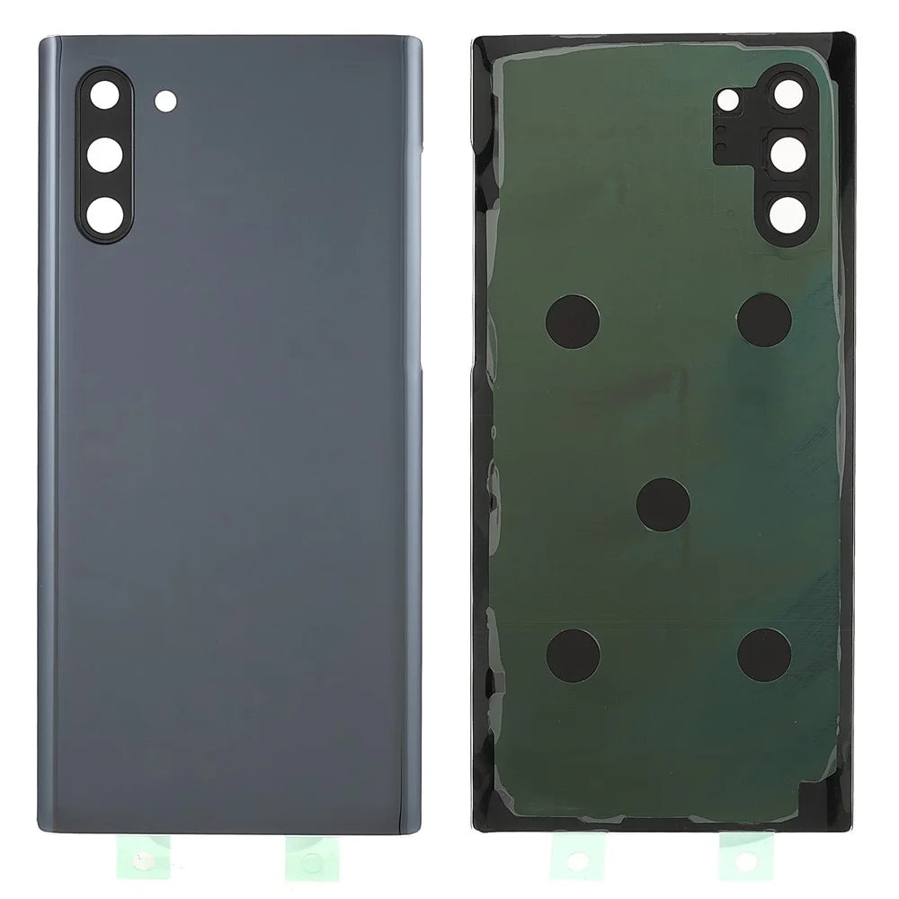 Back Battery Housing Cover with Camera Ring Lens Cover Part (without Logo) for Samsung Galaxy Note 10 4G - Black - 1