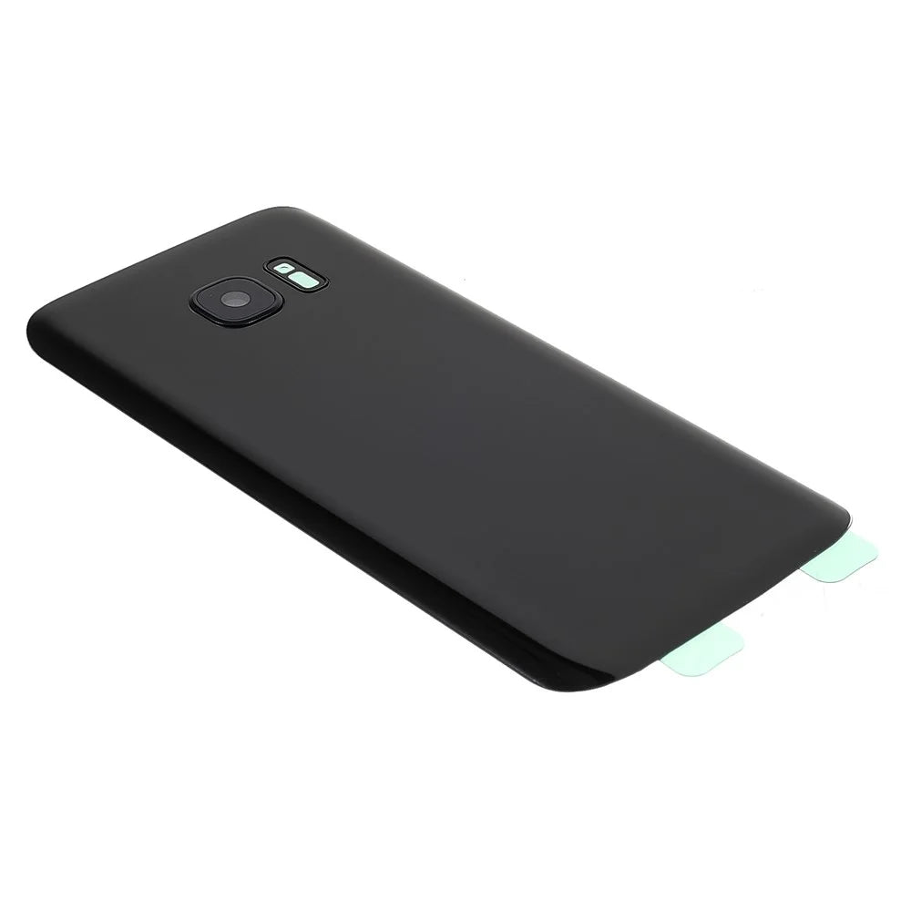 Back Battery Housing Cover with Camera Ring Lens Cover Part (without Logo) for Samsung Galaxy S7 - Black - 4