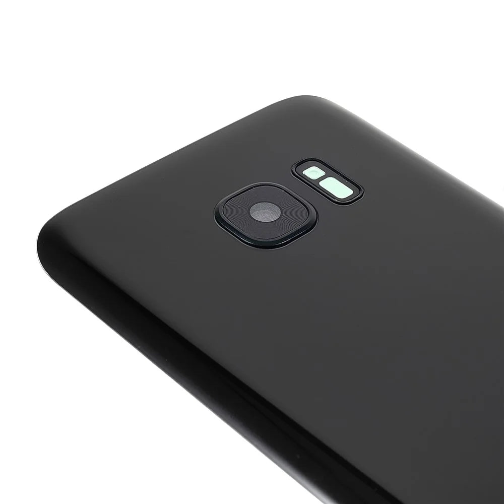 Back Battery Housing Cover with Camera Ring Lens Cover Part (without Logo) for Samsung Galaxy S7 - Black - 5