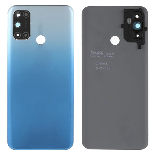 Battery Housing Back Cover with Camera Ring Lens Cover Replacement for Oppo A53 (2020) CPH2127 / A32 (2020) / A33 (2020) - Blue - 1