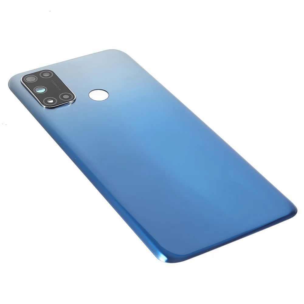 Battery Housing Back Cover with Camera Ring Lens Cover Replacement for Oppo A53 (2020) CPH2127 / A32 (2020) / A33 (2020) - Blue - 4