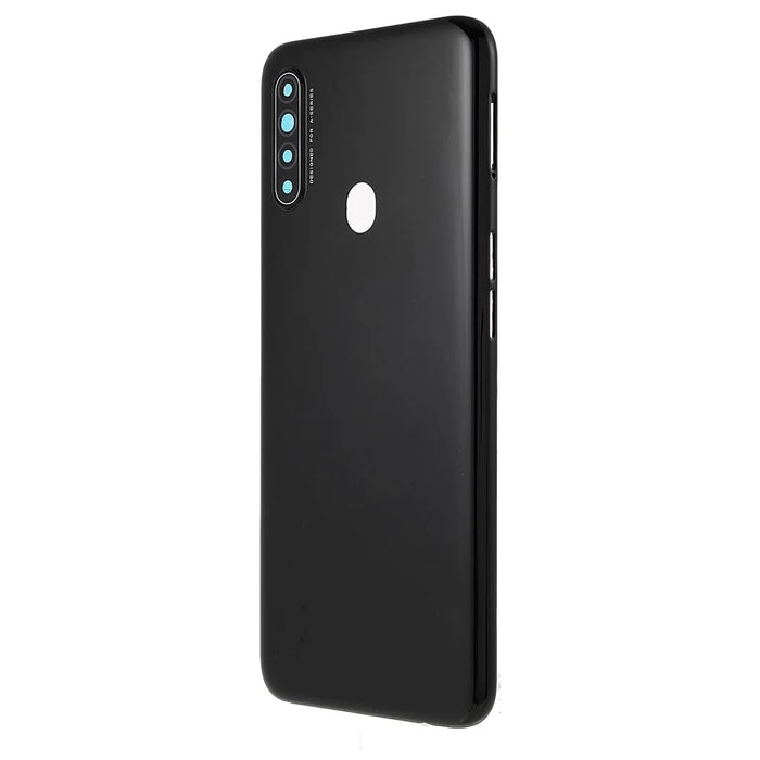 For Oppo A31 (2020) / A8 Battery Housing Back Cover with Camera Ring Lens Cover Replacement - Black - 2