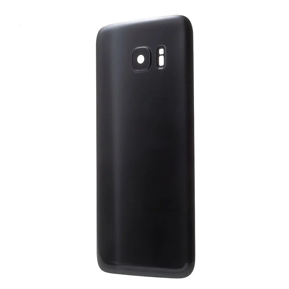 Battery Housing Back Cover with Camera Ring Lens Cover Replacement (without Logo) for Samsung Galaxy S7 edge - Black - 4