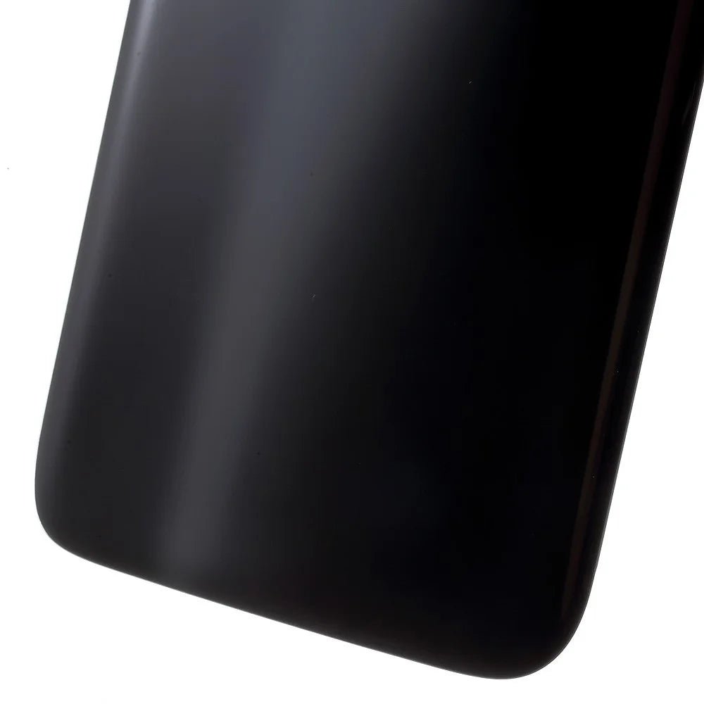 Battery Housing Back Cover with Camera Ring Lens Cover Replacement (without Logo) for Samsung Galaxy S7 edge - Black - 7