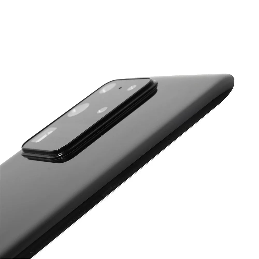 Housing Battery Door Back Cover Replacement Parts with Camera Ring Cover (without Logo) for Samsung Galaxy S20 Ultra 5G/S20 Ultra - Black - 7