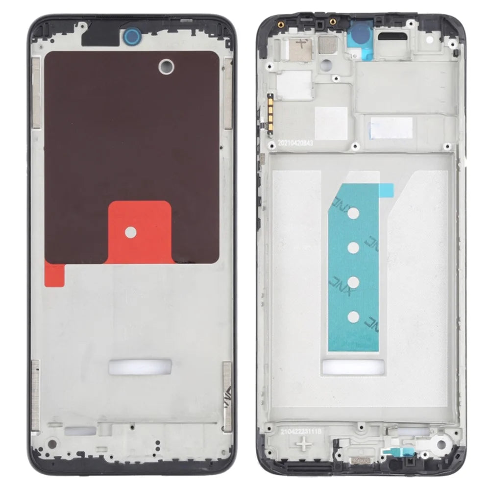 Middle Plate Frame Repair Part (A-Side) (without Logo) for Xiaomi Redmi 10 Prime - Black - 1