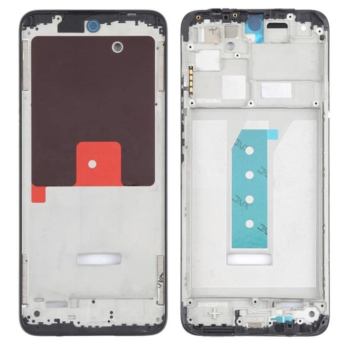 Middle Plate Frame Repair Part (A-Side) (without Logo) for Xiaomi Redmi 10 Prime - Black - 1