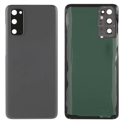 For Samsung Galaxy S20 4G Back Battery Housing Cover with Camera Ring Lens Cover Part (without Logo) - Grey - 1