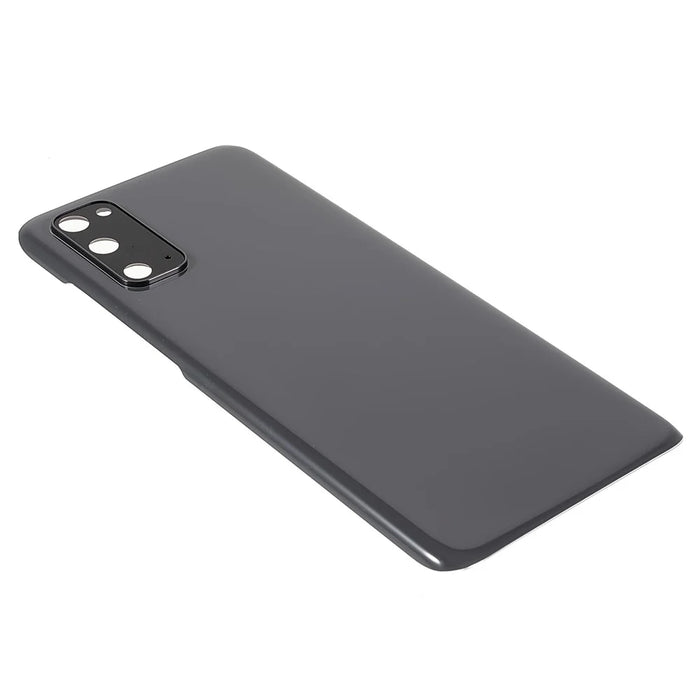 For Samsung Galaxy S20 4G Back Battery Housing Cover with Camera Ring Lens Cover Part (without Logo) - Grey - 4
