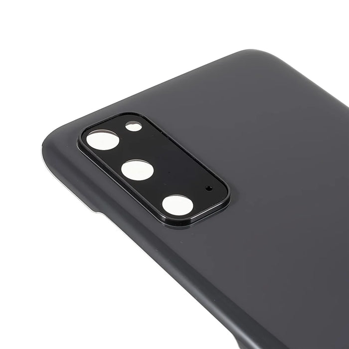 For Samsung Galaxy S20 4G Back Battery Housing Cover with Camera Ring Lens Cover Part (without Logo) - Grey - 5