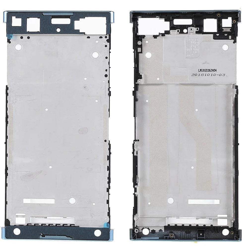 For Sony Xperia XA1 Plus OEM Middle Plate Frame Replacement (without Logo) - Blue - 1