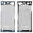 For Sony Xperia XA1 Plus OEM Middle Plate Frame Replacement (without Logo) - Blue - 1