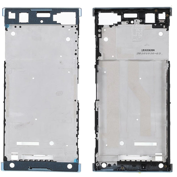 For Sony Xperia XA1 Plus OEM Middle Plate Frame Replacement (without Logo) - Blue - 1