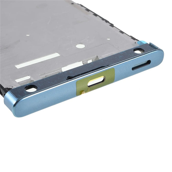 For Sony Xperia XA1 Plus OEM Middle Plate Frame Replacement (without Logo) - Blue - 4