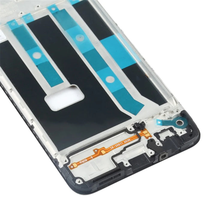For OPPO A15 CPH2185 / A15s CPH2179 / A35 / A16k Middle Plate Frame Repair Part (A-Side) (without Logo) - Black - 4