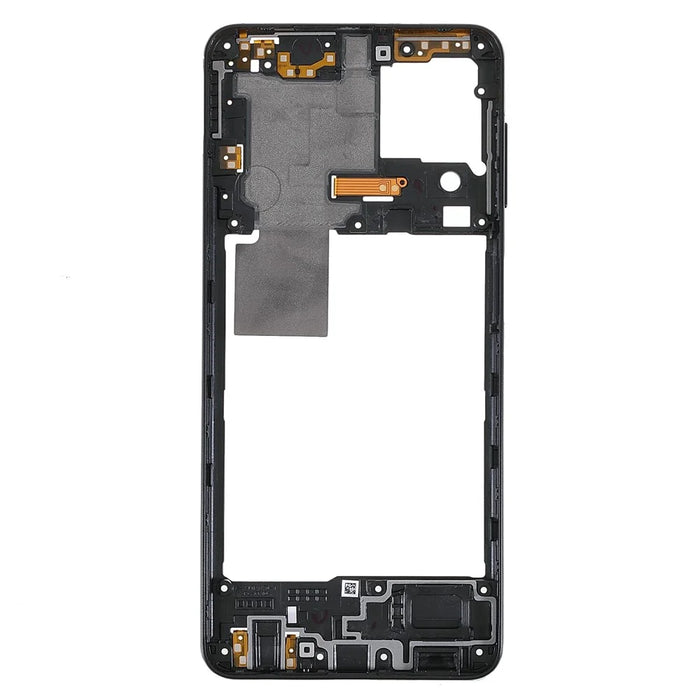For Samsung Galaxy A22 4G (EU Version) A225 OEM Middle Plate Frame Replacement (without Logo) - Black - 2