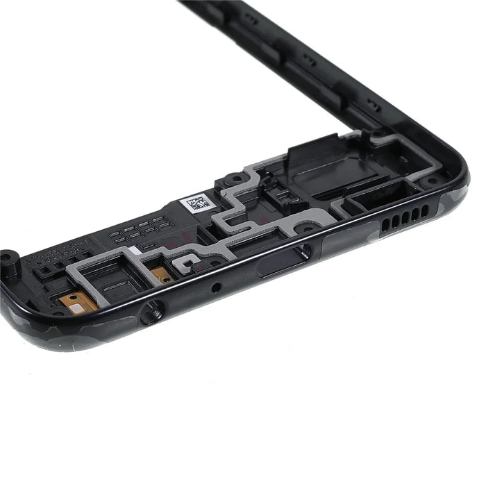 For Samsung Galaxy A22 4G (EU Version) A225 OEM Middle Plate Frame Replacement (without Logo) - Black - 4