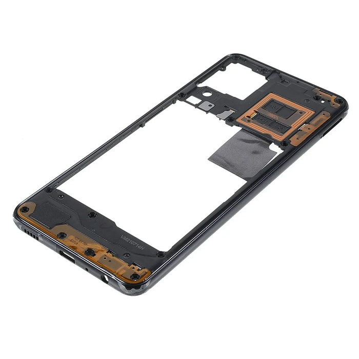 For Samsung Galaxy A22 4G (EU Version) A225 OEM Middle Plate Frame Replacement (without Logo) - Black - 5