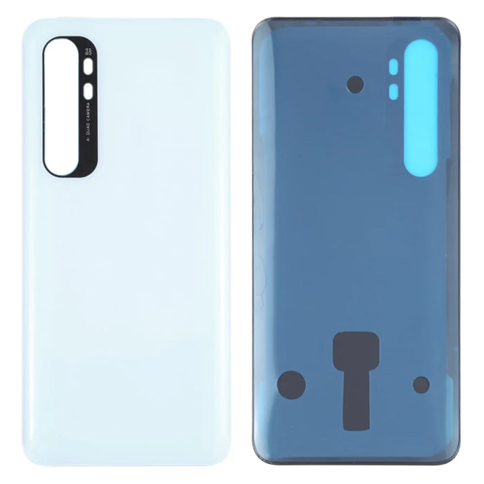 For Xiaomi Mi Note 10 Lite Back Battery Housing Cover Replacement - White - 1