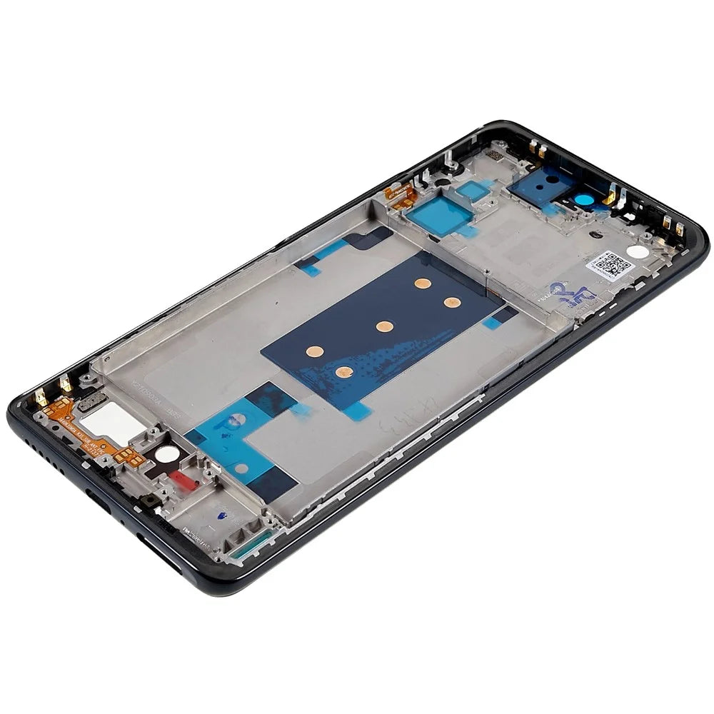 For Xiaomi 11T 21081111RG / 11T Pro 2107113SG OEM Middle Plate Frame Replacement (A-Side) (without Logo) - Black - 6