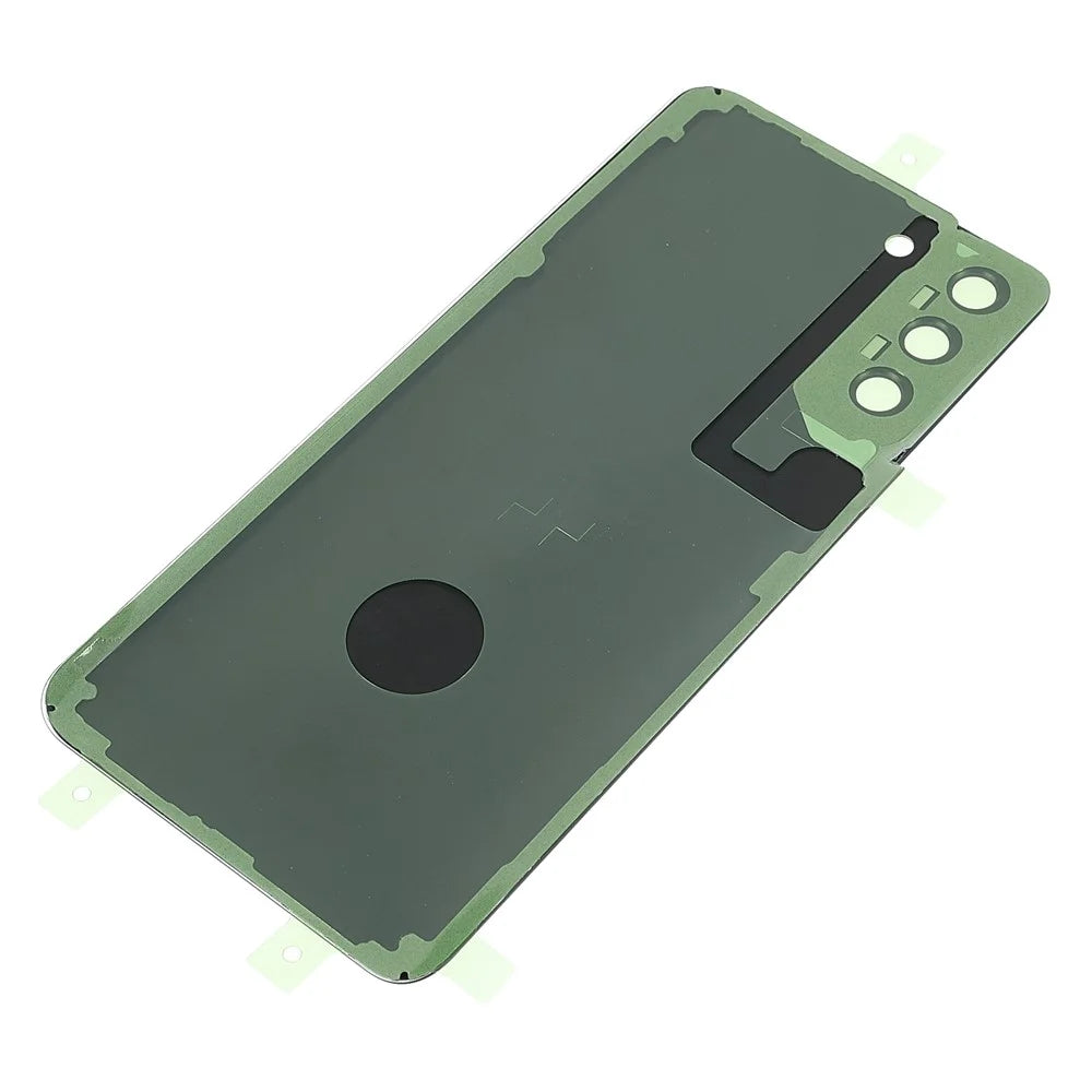 For Samsung Galaxy S21+ 5G Housing Battery Door Back Cover Replacement Parts with Camera Ring Cover (without Logo) - Brown - 7