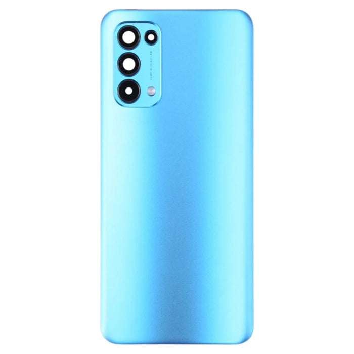 For Oppo Reno5 5G / Find X3 Lite PEGM00, PEGT00, CPH2145 OEM Back Battery Housing Cover with Camera Ring Lens Cover Part - Blue - 2