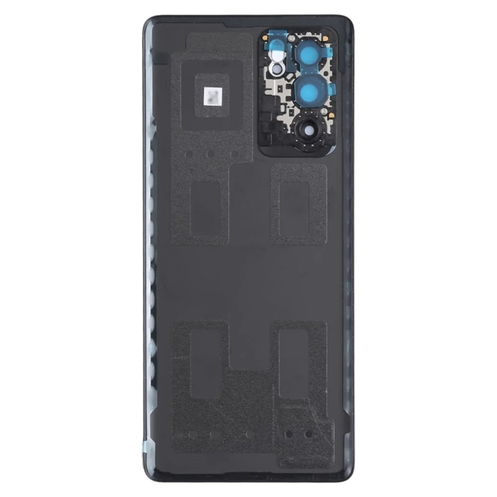 For Oppo Reno6 Pro 5G PEPM00, CPH2249 OEM Back Battery Housing Cover with Camera Ring Lens Cover Part - Black - 2