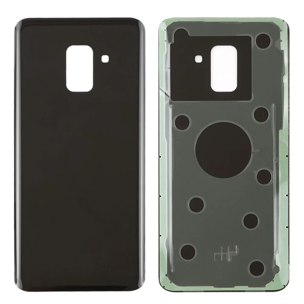 For Samsung Galaxy A8 (2018) A530 Battery Back Door Cover Replacement (without Logo) - Black - 1