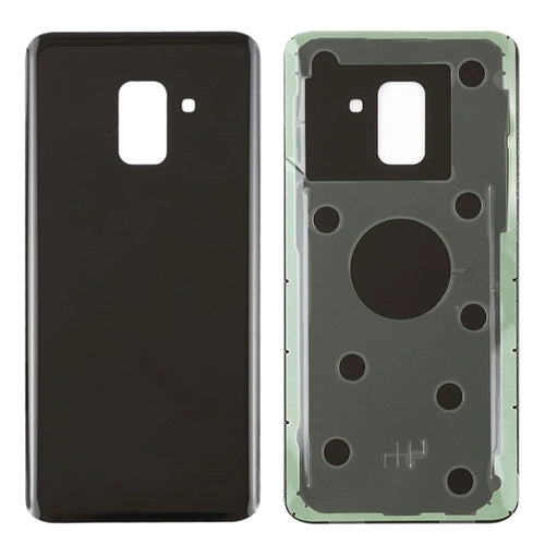 For Samsung Galaxy A8 (2018) A530 Battery Back Door Cover Replacement (without Logo) - Black - 1