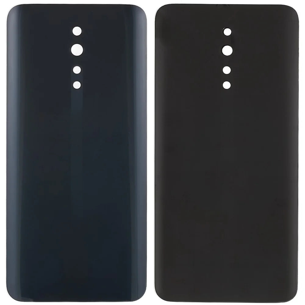 For Oppo Reno Z Back Battery Housing Cover Cell Phone Replacement Parts (without Logo) - Black - 1