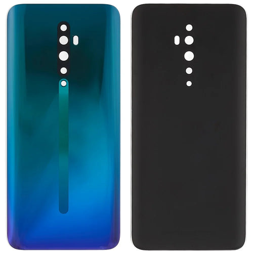 For Oppo Reno2 Z Cell Phone Back Battery Housing Cover Replacement Parts (without Logo) - Green - 1