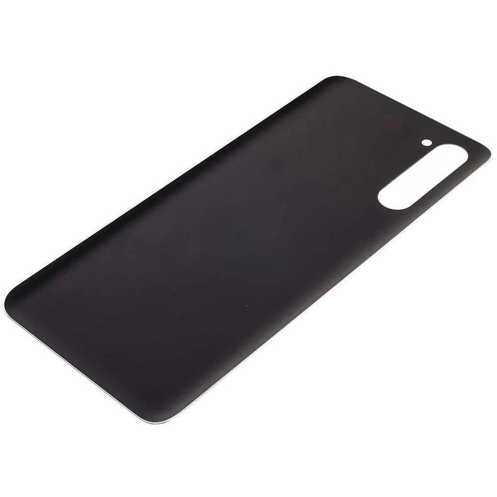 For OPPO Reno3 5G Phone Back Battery Housing Cover Replacement Parts (without Logo) - Black - 6
