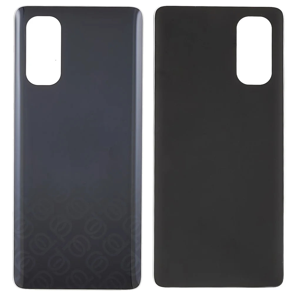 For Oppo Reno4 Pro 5G Cellphone Back Battery Housing Cover Replacement Parts (without Logo) - Black - 1