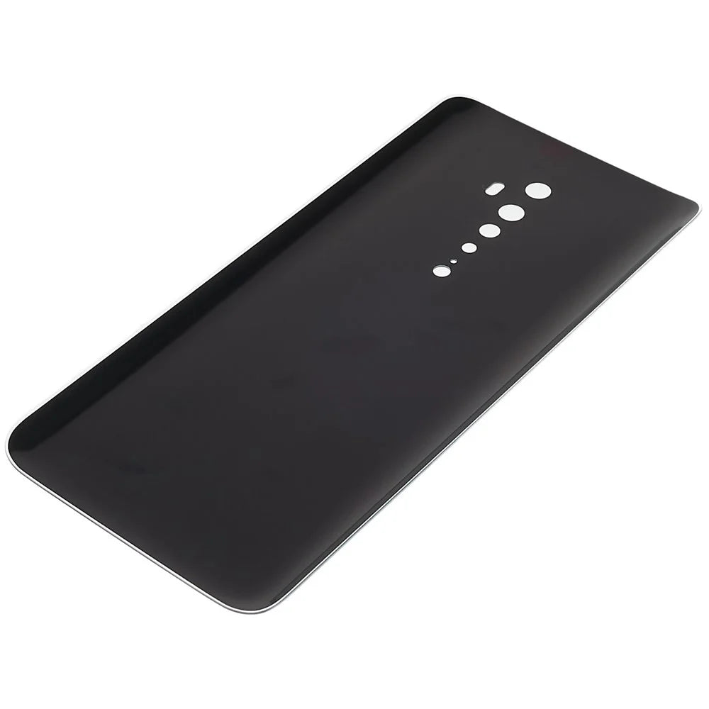 For Oppo Reno2 Phone Back Battery Housing Cover Replacement Parts (without Logo) - Black - 6
