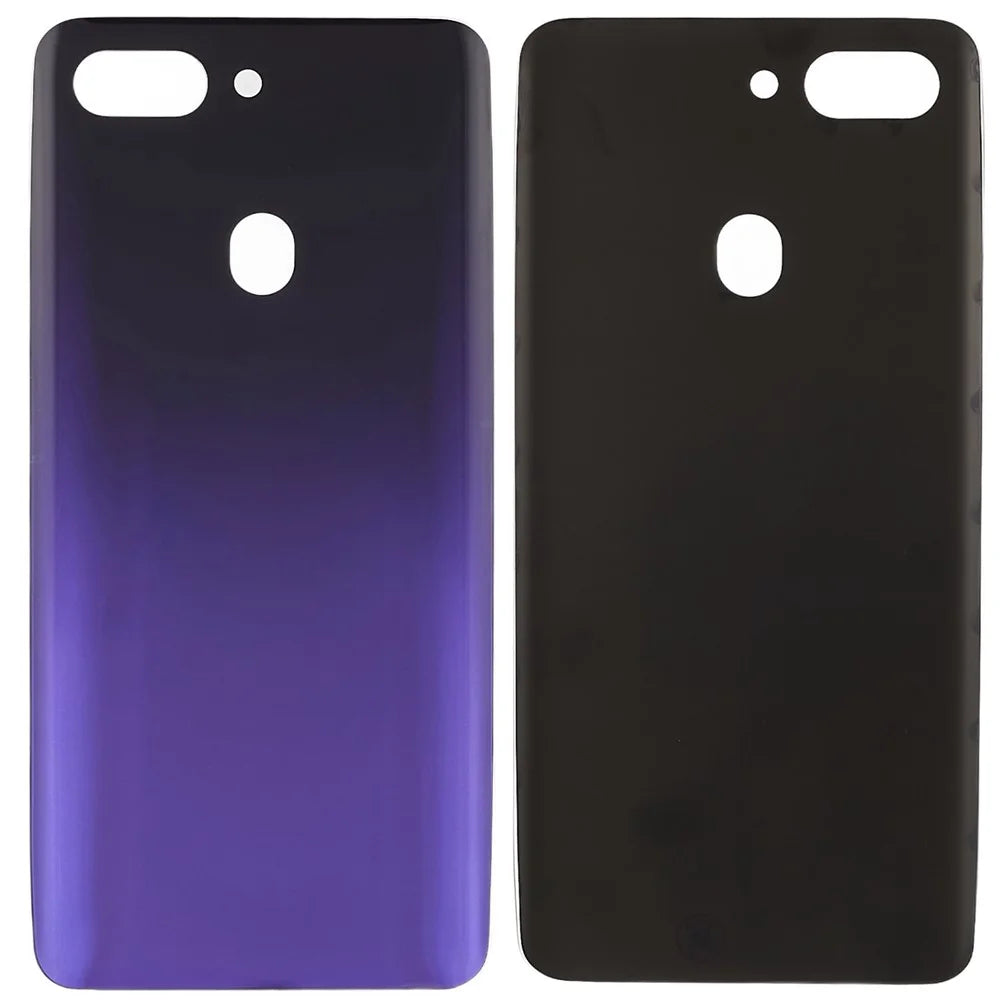 For Oppo R15 Pro Back Battery Housing Cover Replacement Parts (without Logo) - Purple - 1