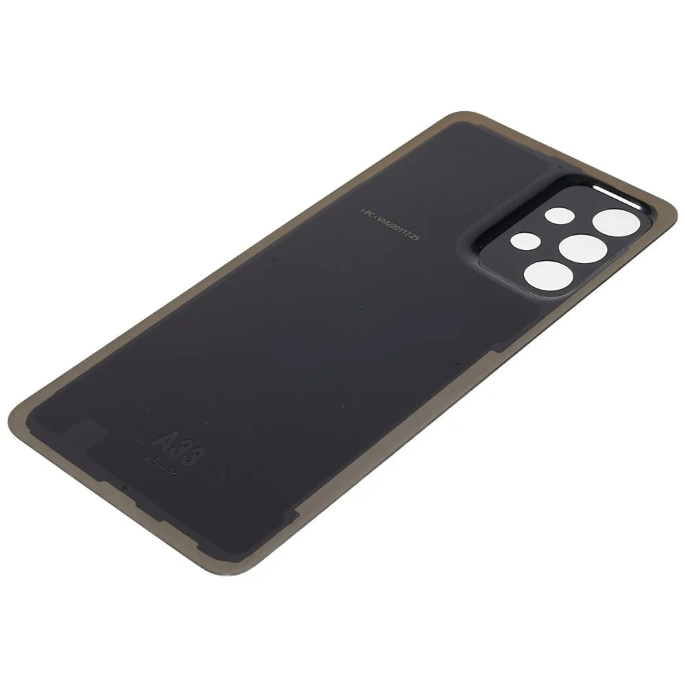 For Samsung Galaxy A33 5G OEM Plastic Battery Back Cover Replacement - Black - 6
